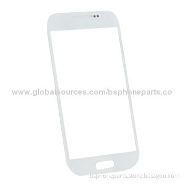 Front panel for Samsung i5300 mini, black high quality glass touch screen